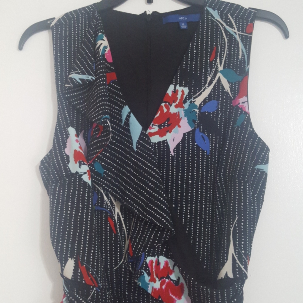 Floral Capri Jumpsuit